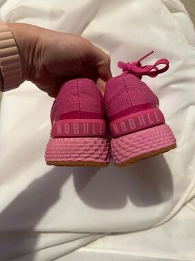 NOBULL Hot Pink Knit Sneakers